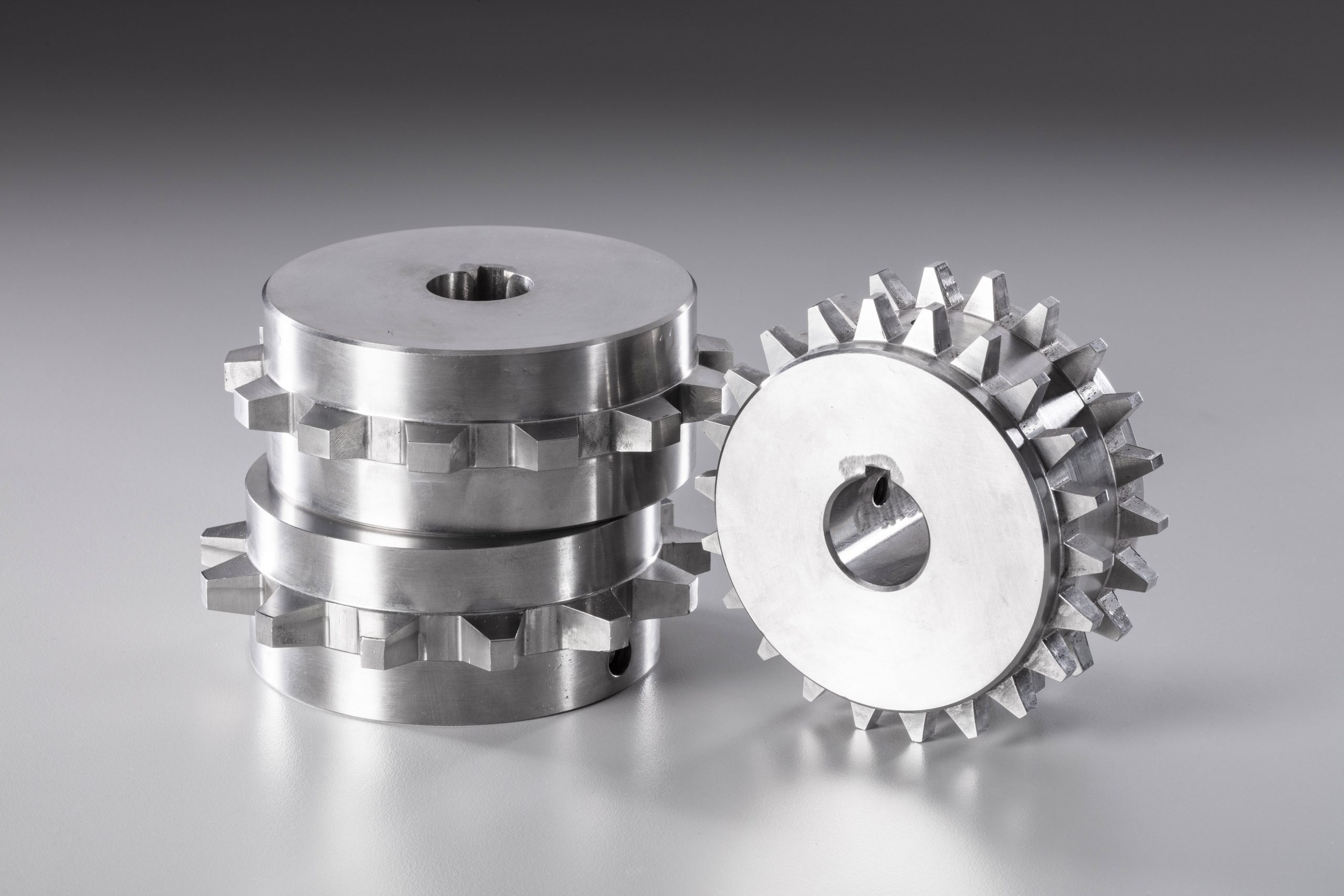 Sprocket examples for a conveyor belt.