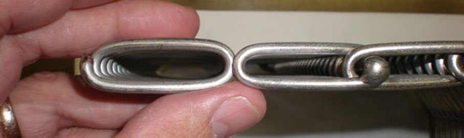 Powder Metal spiral edge.