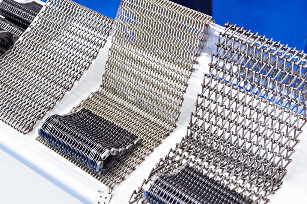 Different balanced weave conveyor belt variations